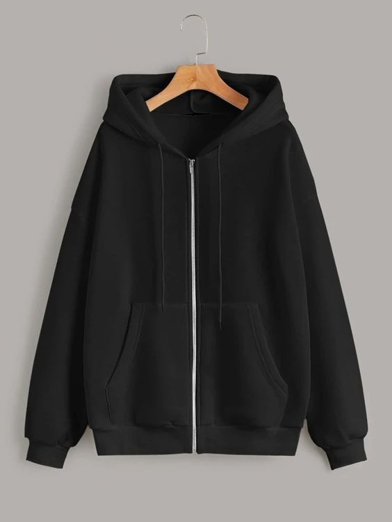 UNISEX BASIC ZIPPER HOODIE