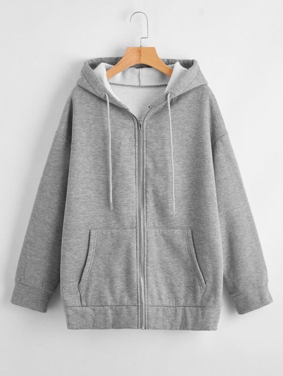 UNISEX BASIC ZIPPER HOODIE
