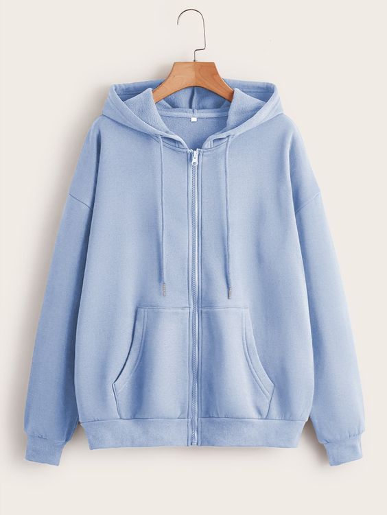 UNISEX BASIC ZIPPER HOODIE