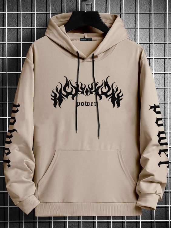 Men's graphic print hoodie