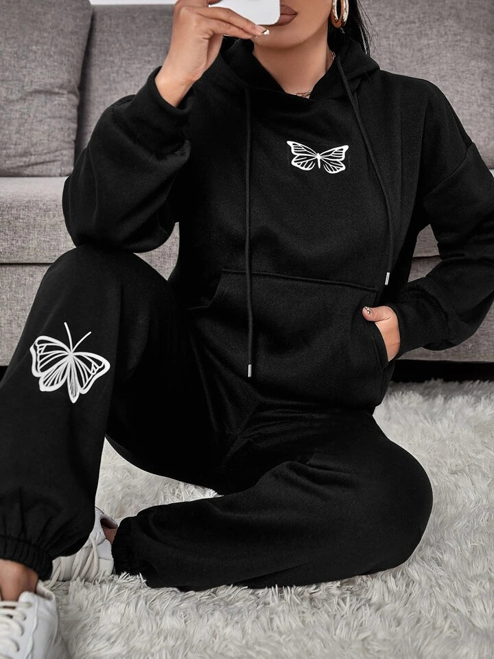 Butterfly hoodie tracksuit