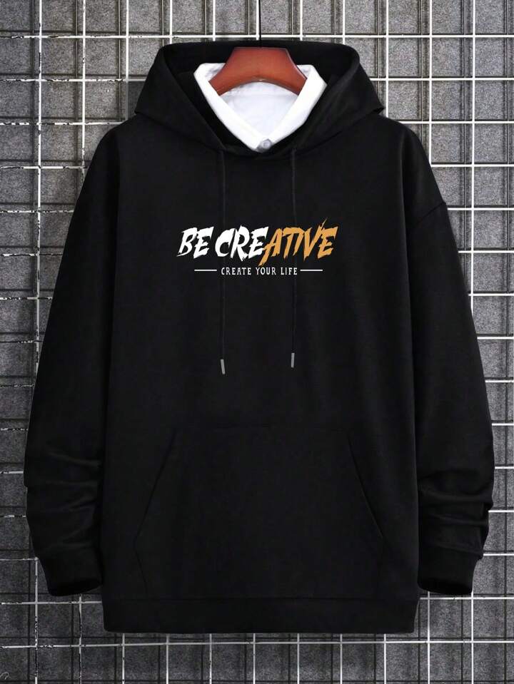 Unisex print hoodie