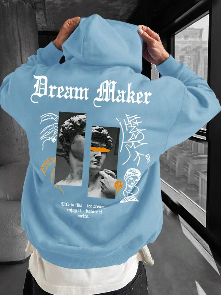 Graphics print hoodie