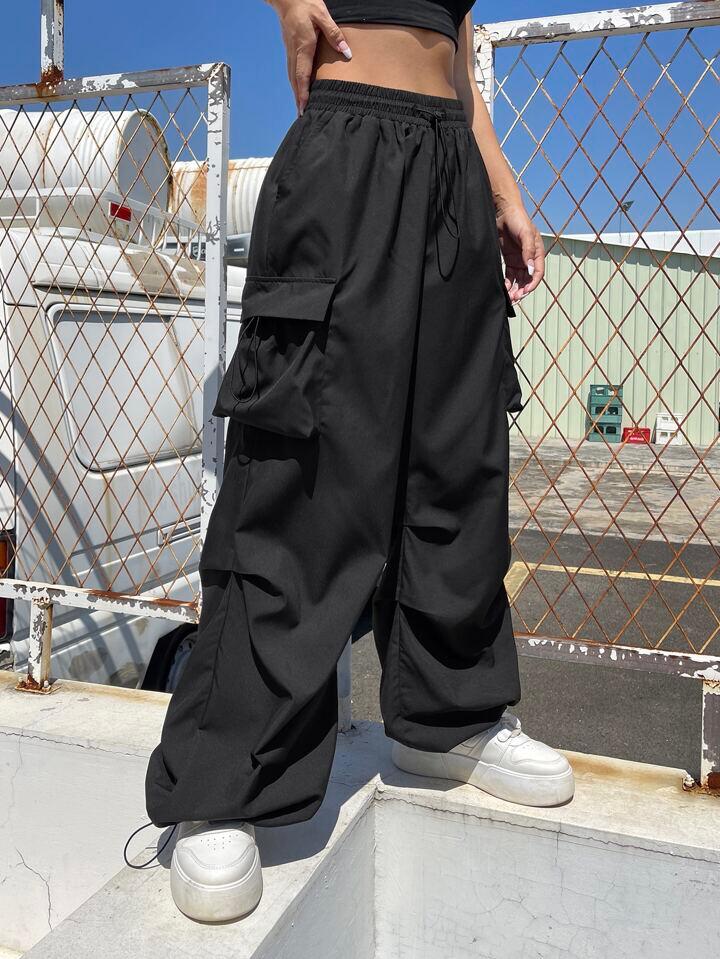 Black Stopper Cargo Trouser