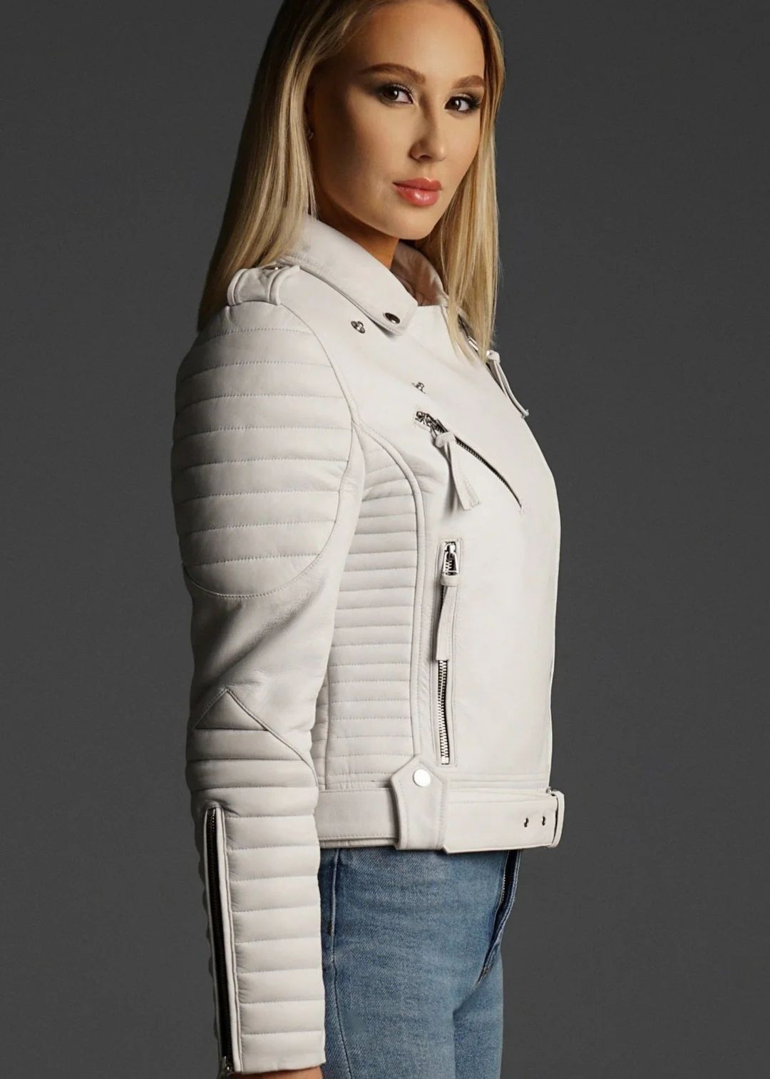 Women Faux Leather Jacket