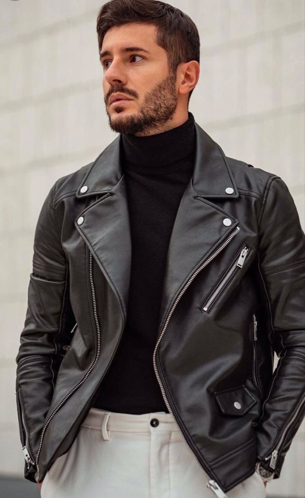 Men Faux Leather Jackets