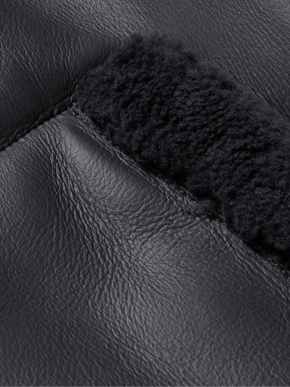 Sherpa Faux Leather Jackets