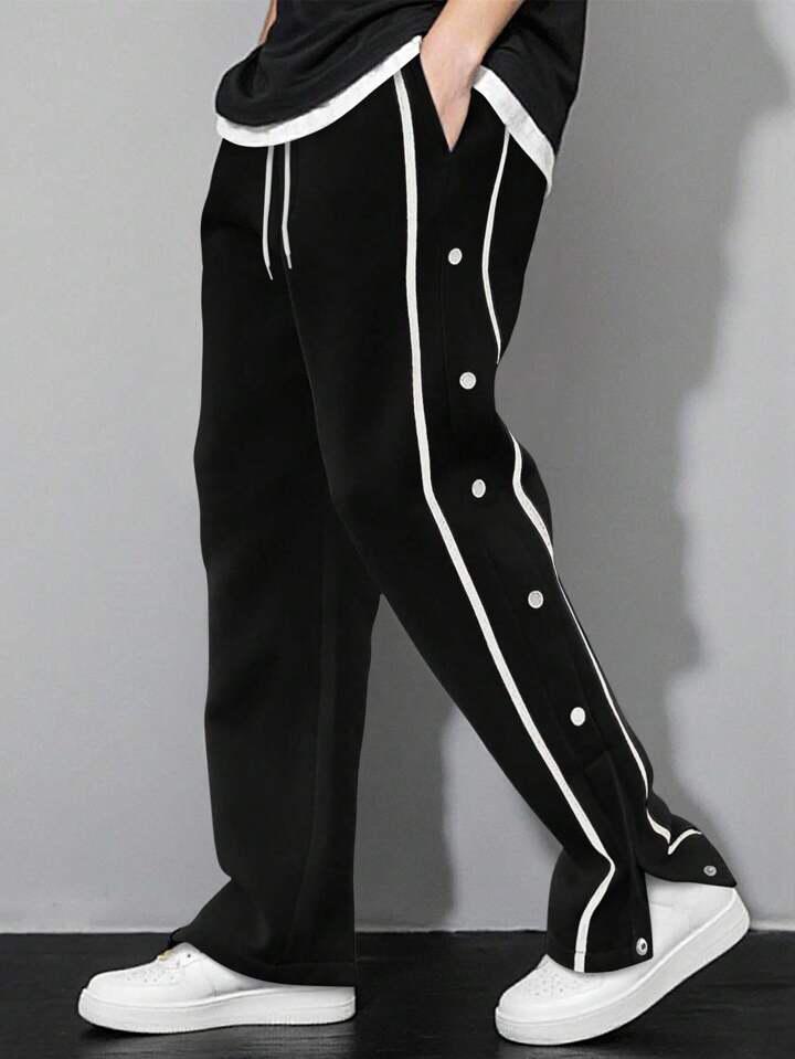 Button Strips Cargo Trouser