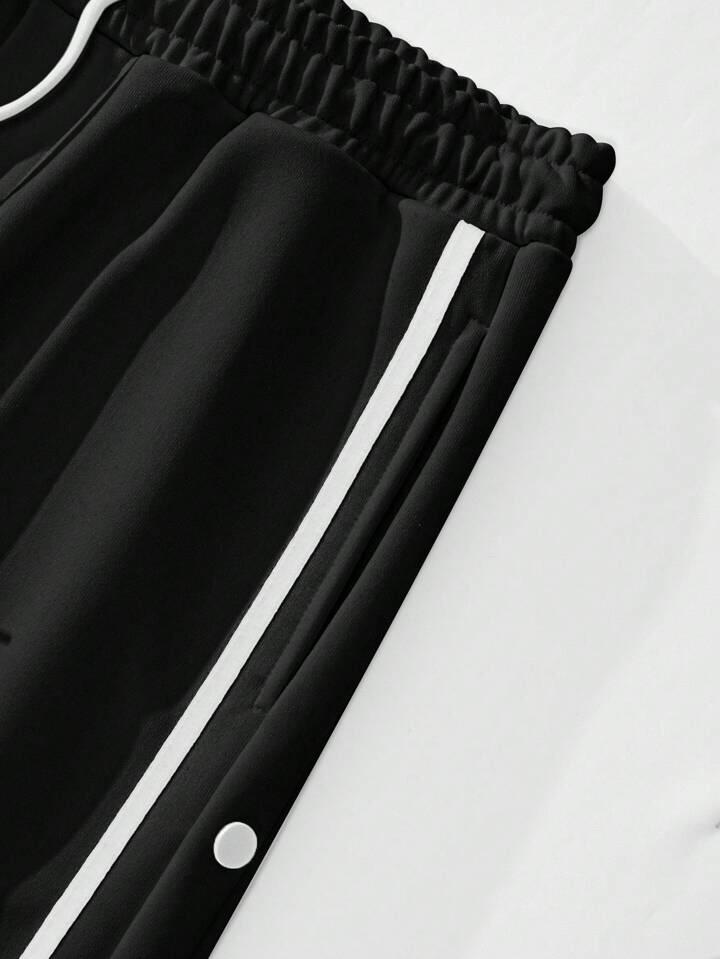 Button Strips Cargo Trouser