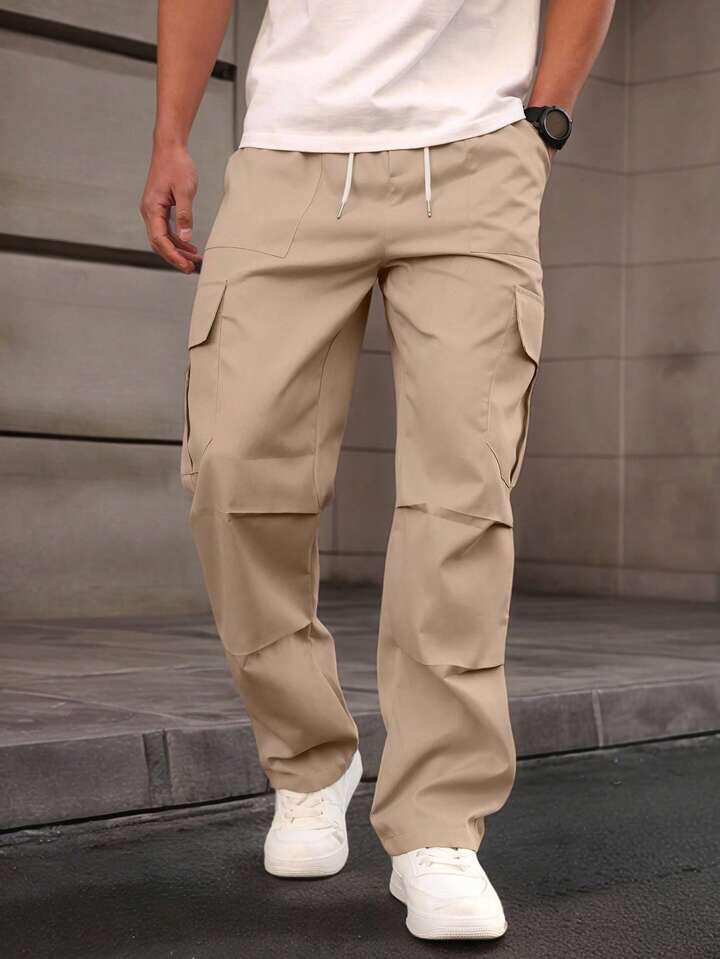 Flap Pockets Cargo Pants