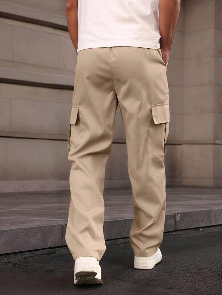 Flap Pockets Cargo Pants