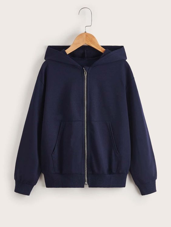 UNISEX BASIC ZIPPER HOODIE