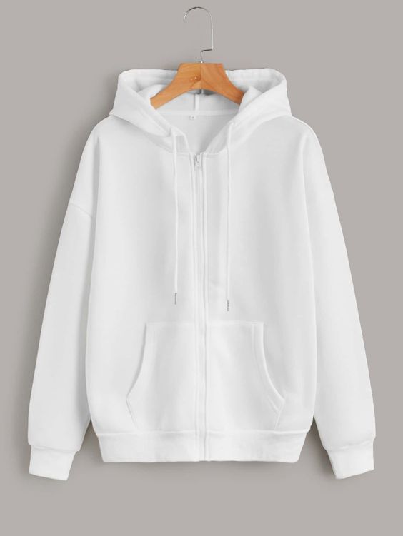 UNISEX BASIC ZIPPER HOODIE
