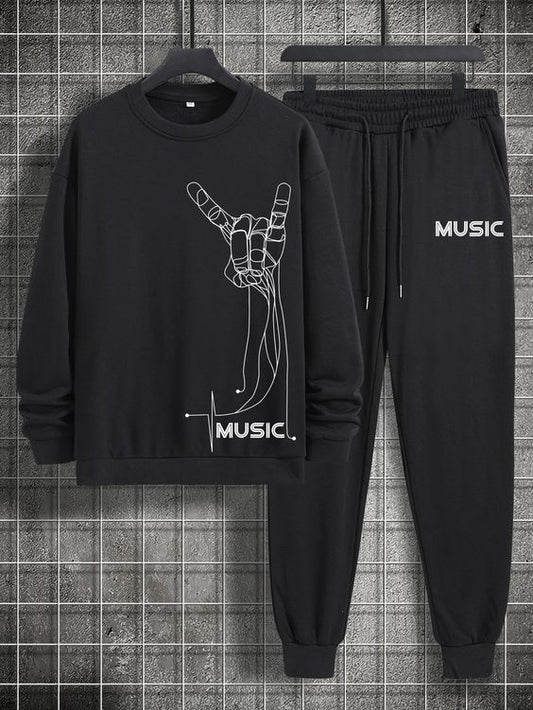 Men's print tracksuit