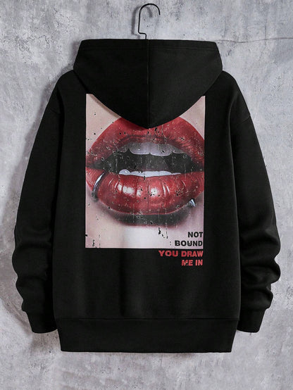 Graphics print hoodie