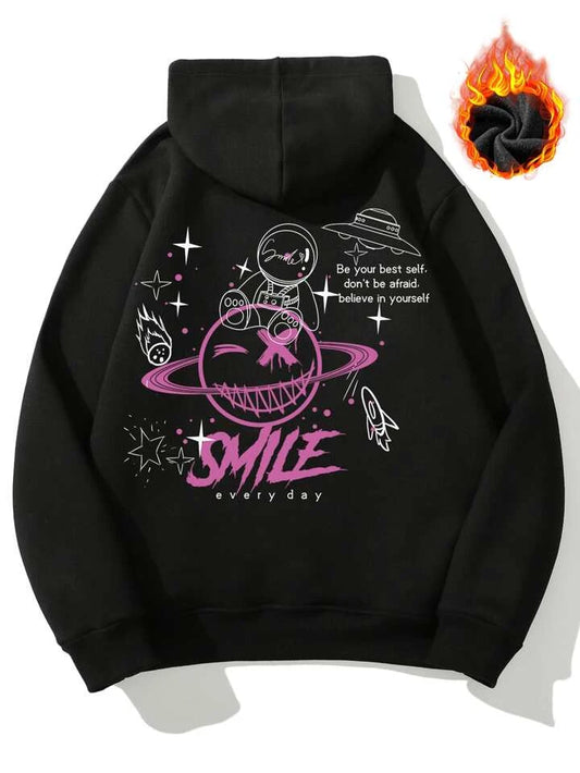 Graphics print hoodie