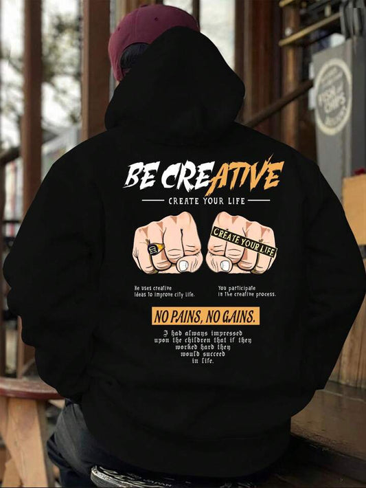 Unisex print hoodie