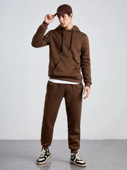 Men's brown tracksuit