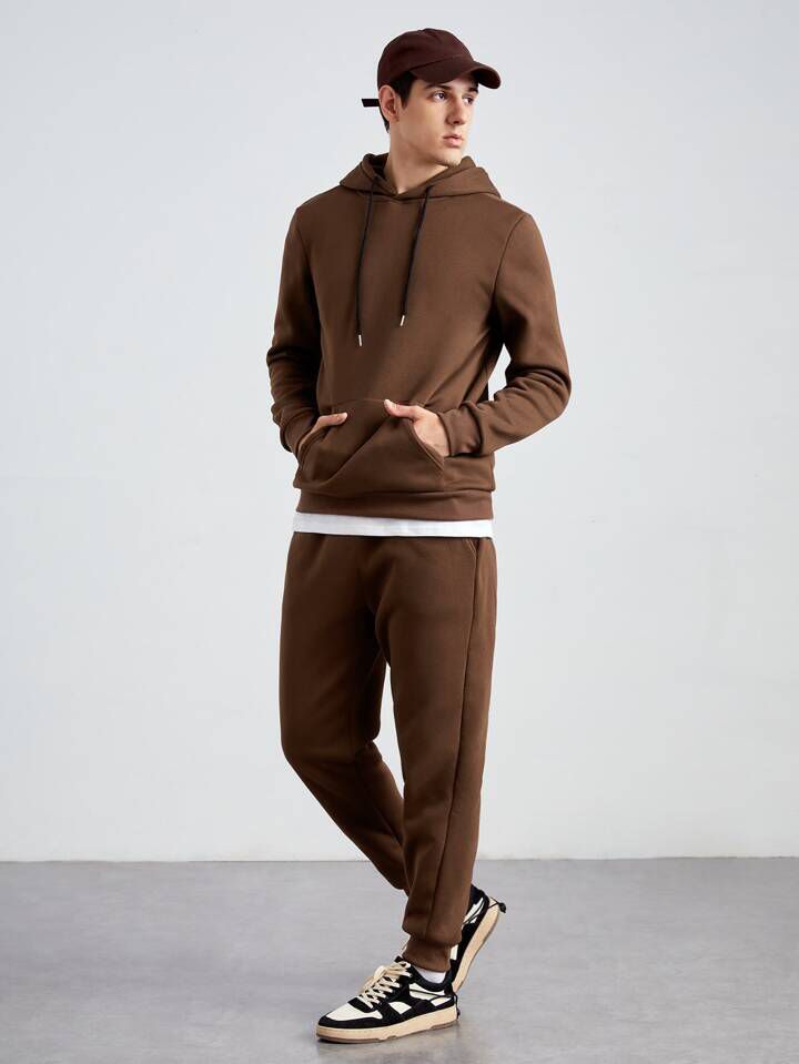 Men's brown tracksuit