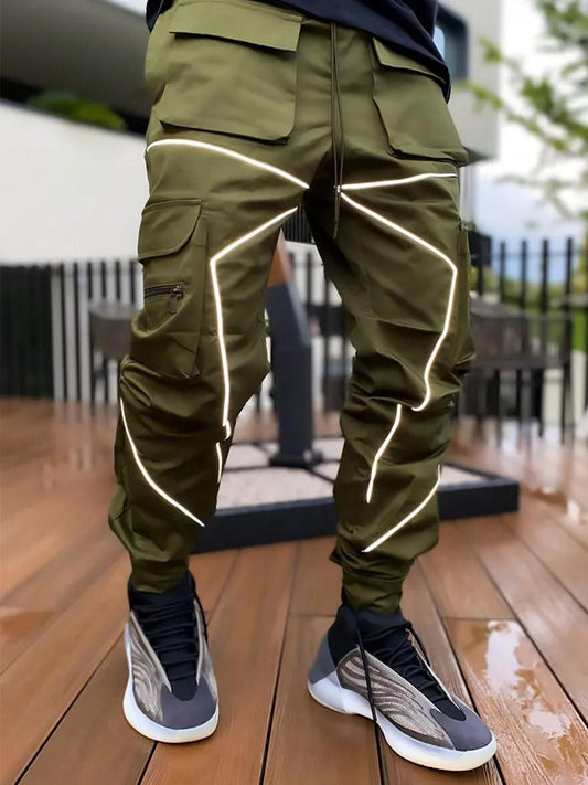 Olive Reflective Cargo Trouser