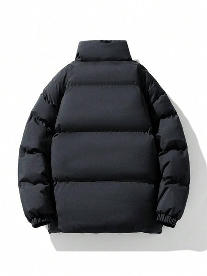 Unisex Black Puffer Jacket