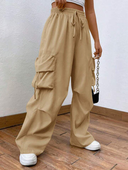 Beige Pocket Stopper Trouser