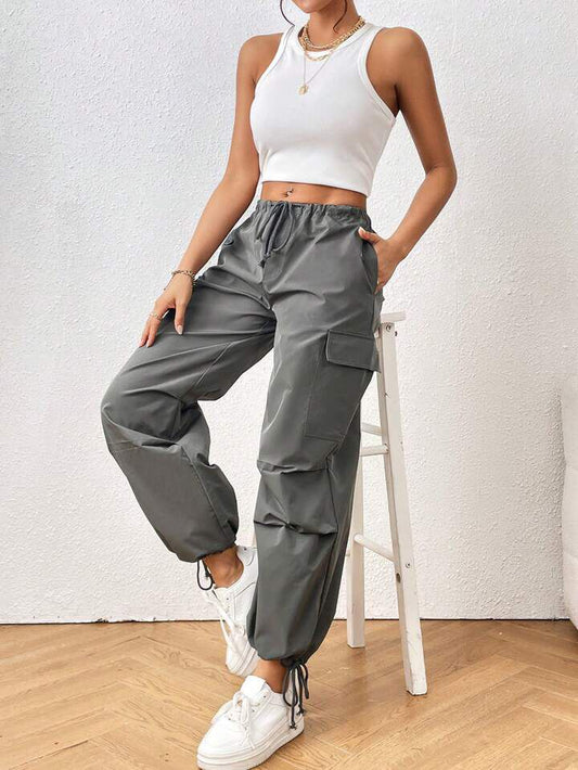 Grey Cargo Trouser