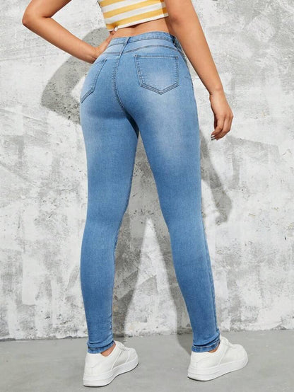 Blue Skinny Fit Jeans