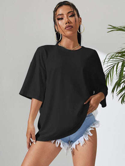 Women Drop Shoulder Tee