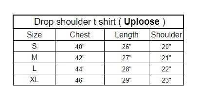 Women Drop Shoulder Tee