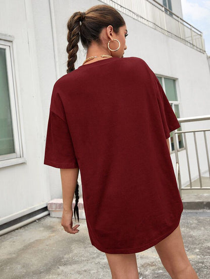 Women Drop Shoulder Tee