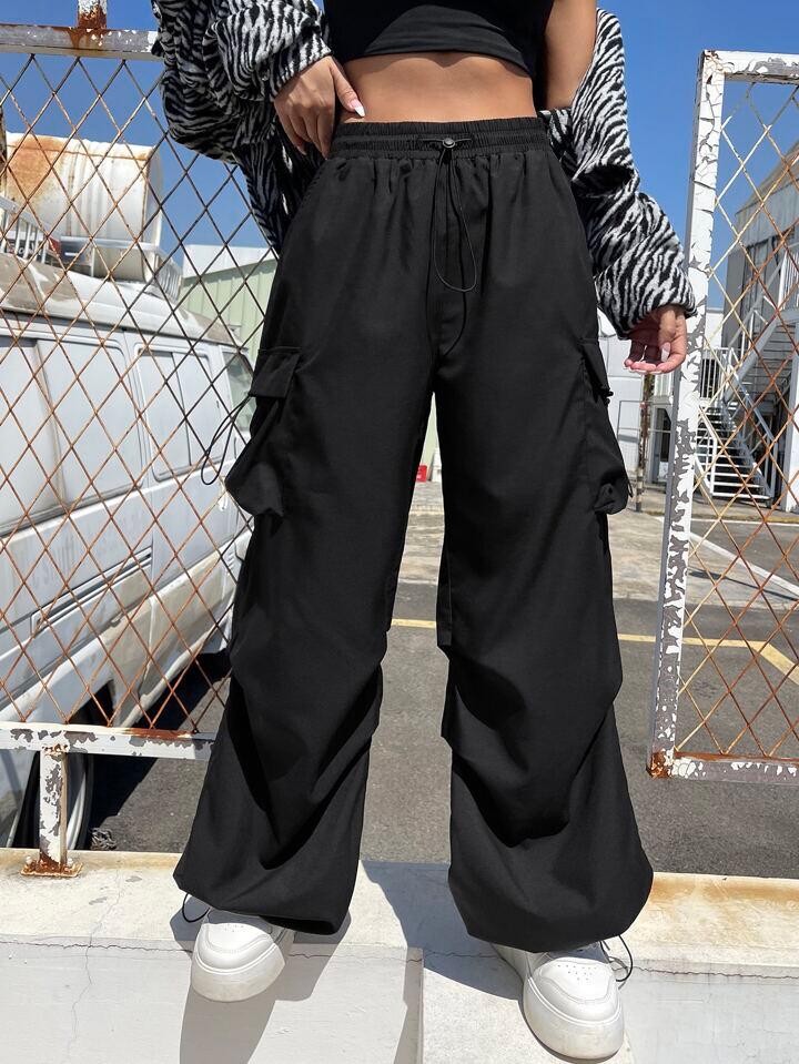 Black Stopper Cargo Trouser