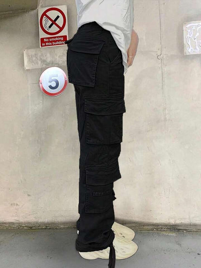 Black 4 Pocket Cargo Pants