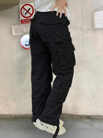 Black 4 Pocket Cargo Pants