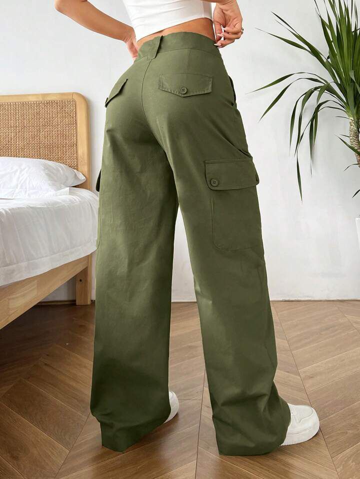 Olive Green Cargo Pants