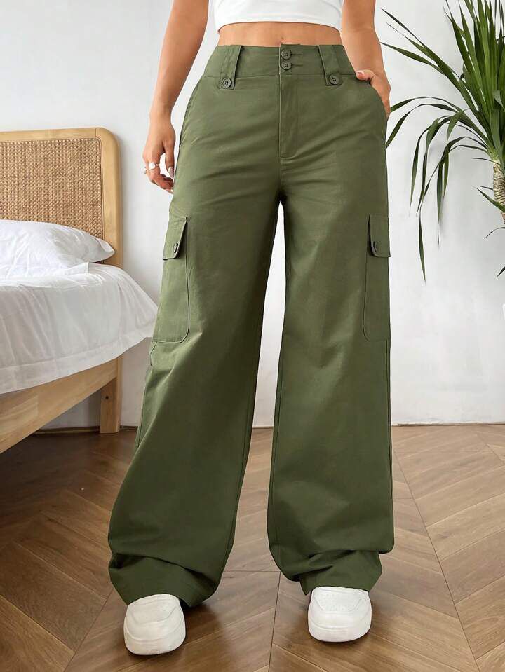 Olive Green Cargo Pants