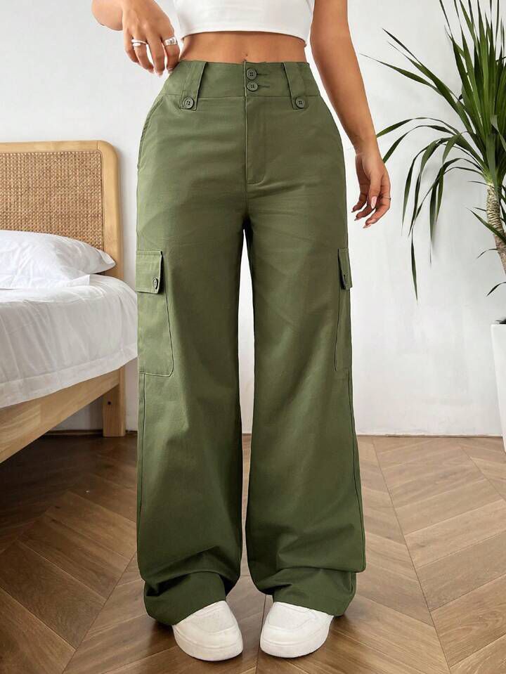 Olive Green Cargo Pants