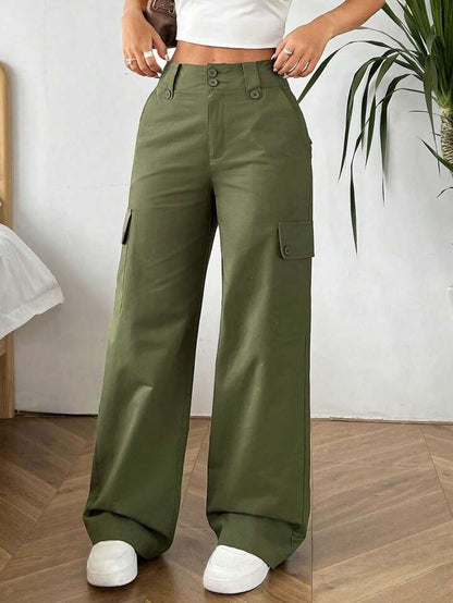 Olive Green Cargo Pants