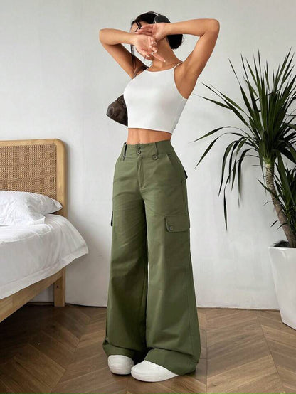 Olive Green Cargo Pants