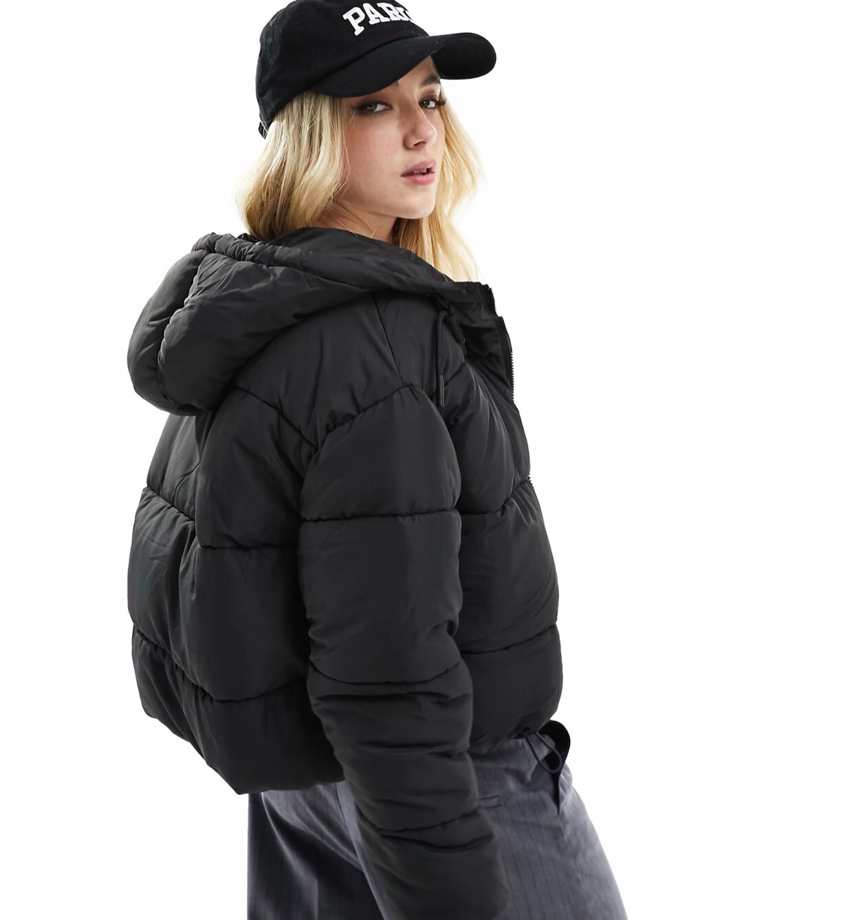 Crop Stopper Puffer Jacket