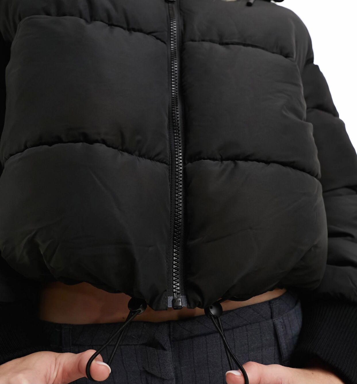 Crop Stopper Puffer Jacket