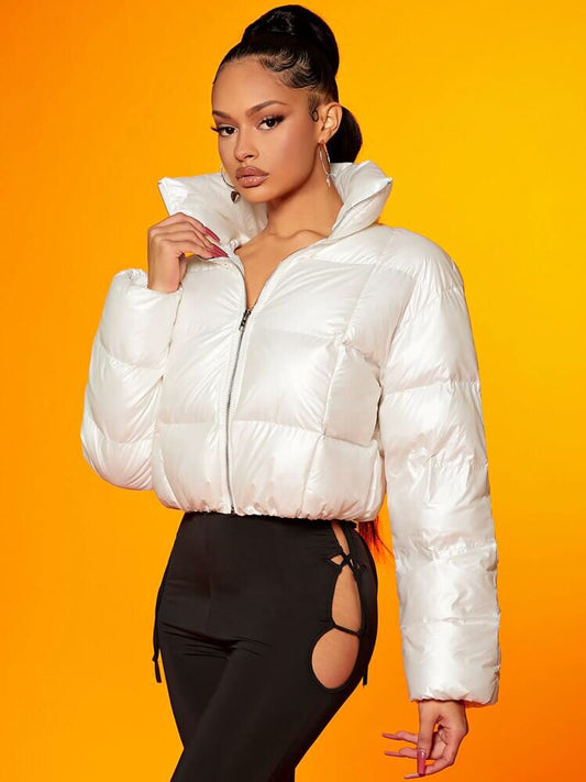 FAWN CROP PUFFER JACKET