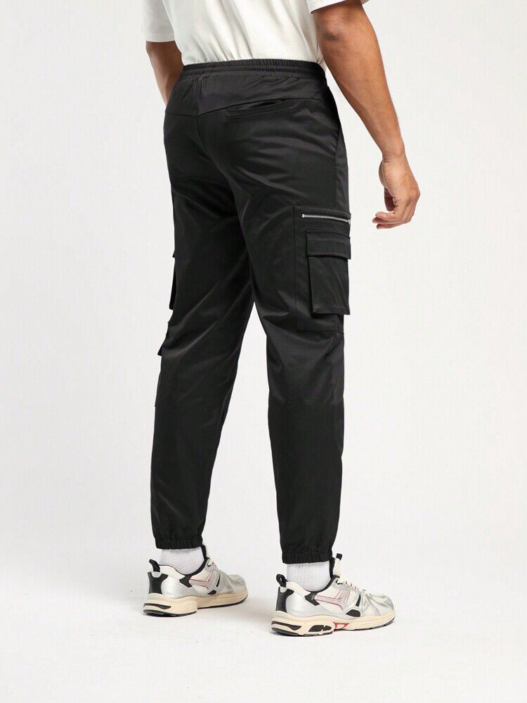 Men Drawstring Cargo Trouser