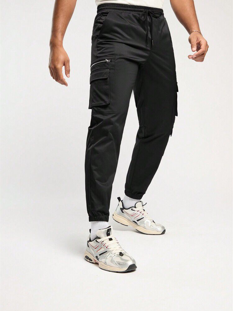 Men Drawstring Cargo Trouser