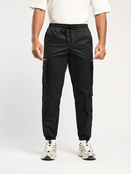 Men Drawstring Cargo Trouser