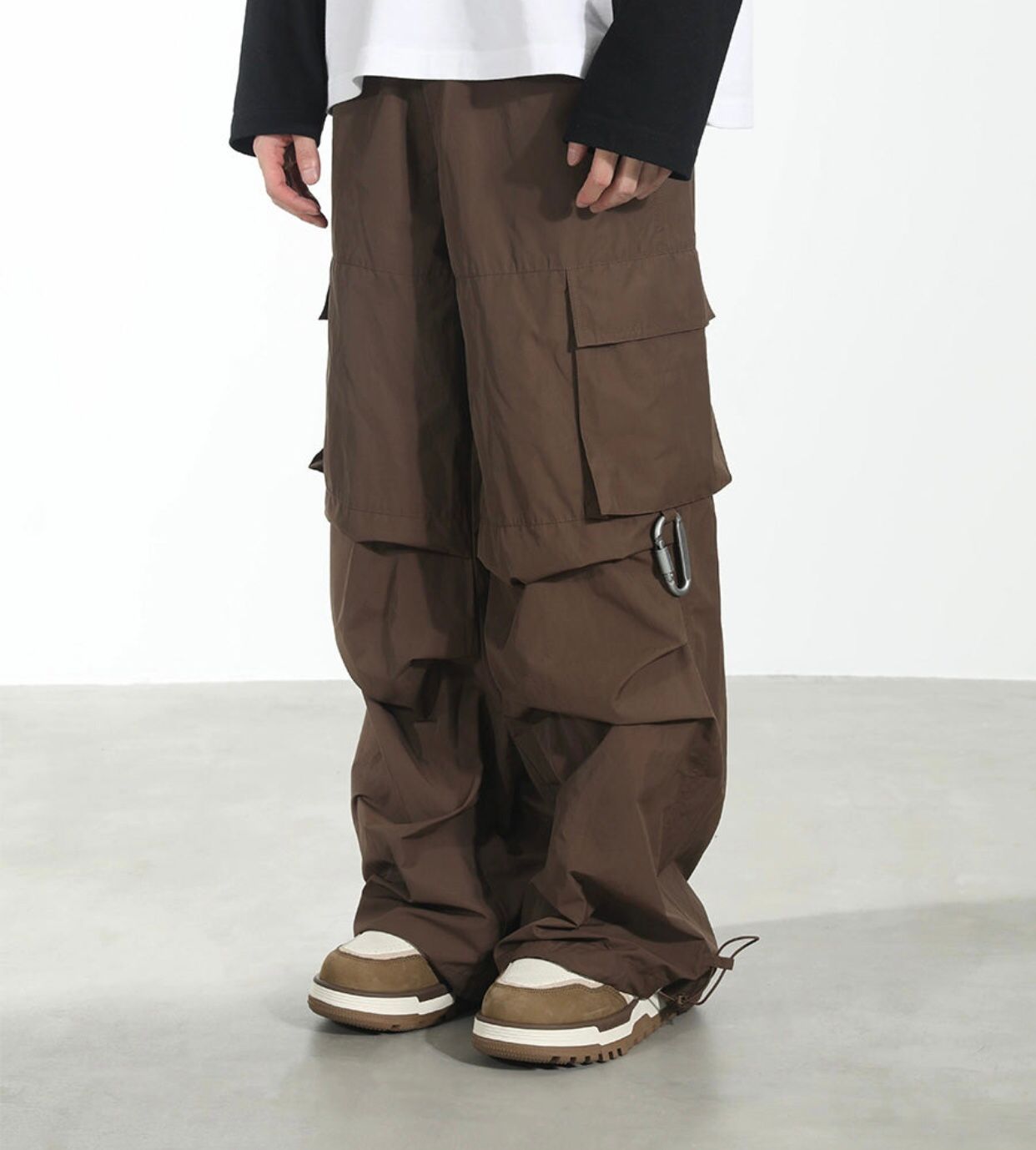 Men Wide Leg Trouser