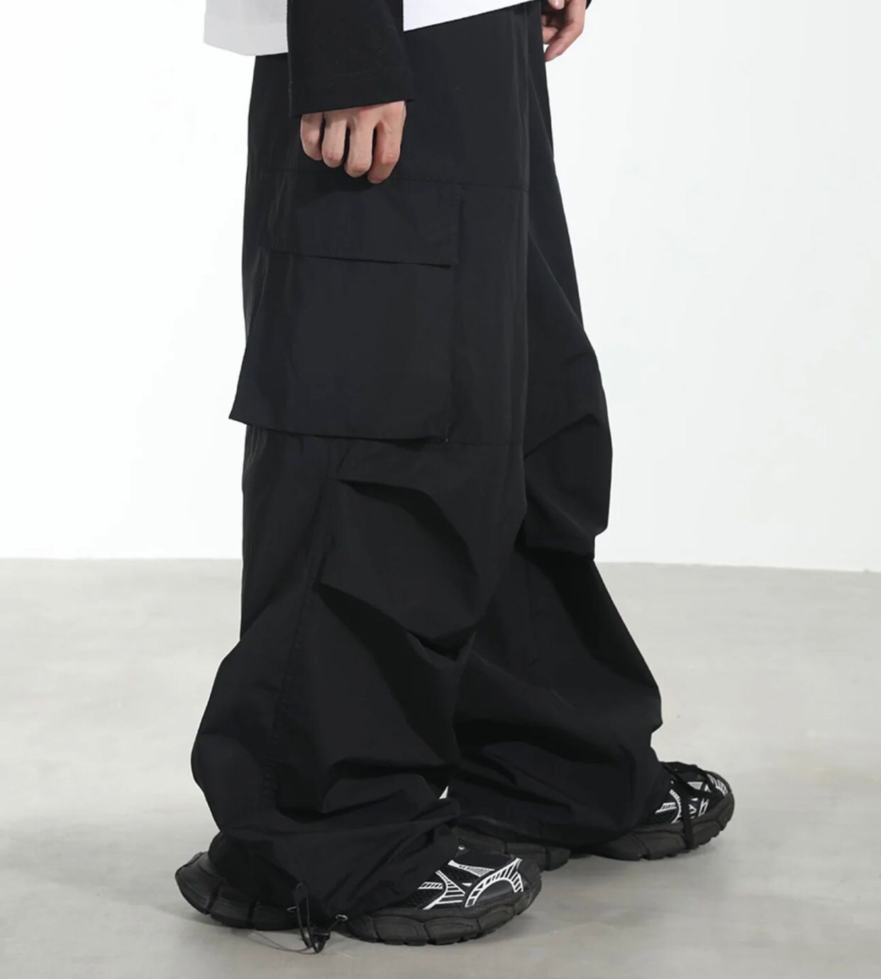 Men Wide Leg Trouser