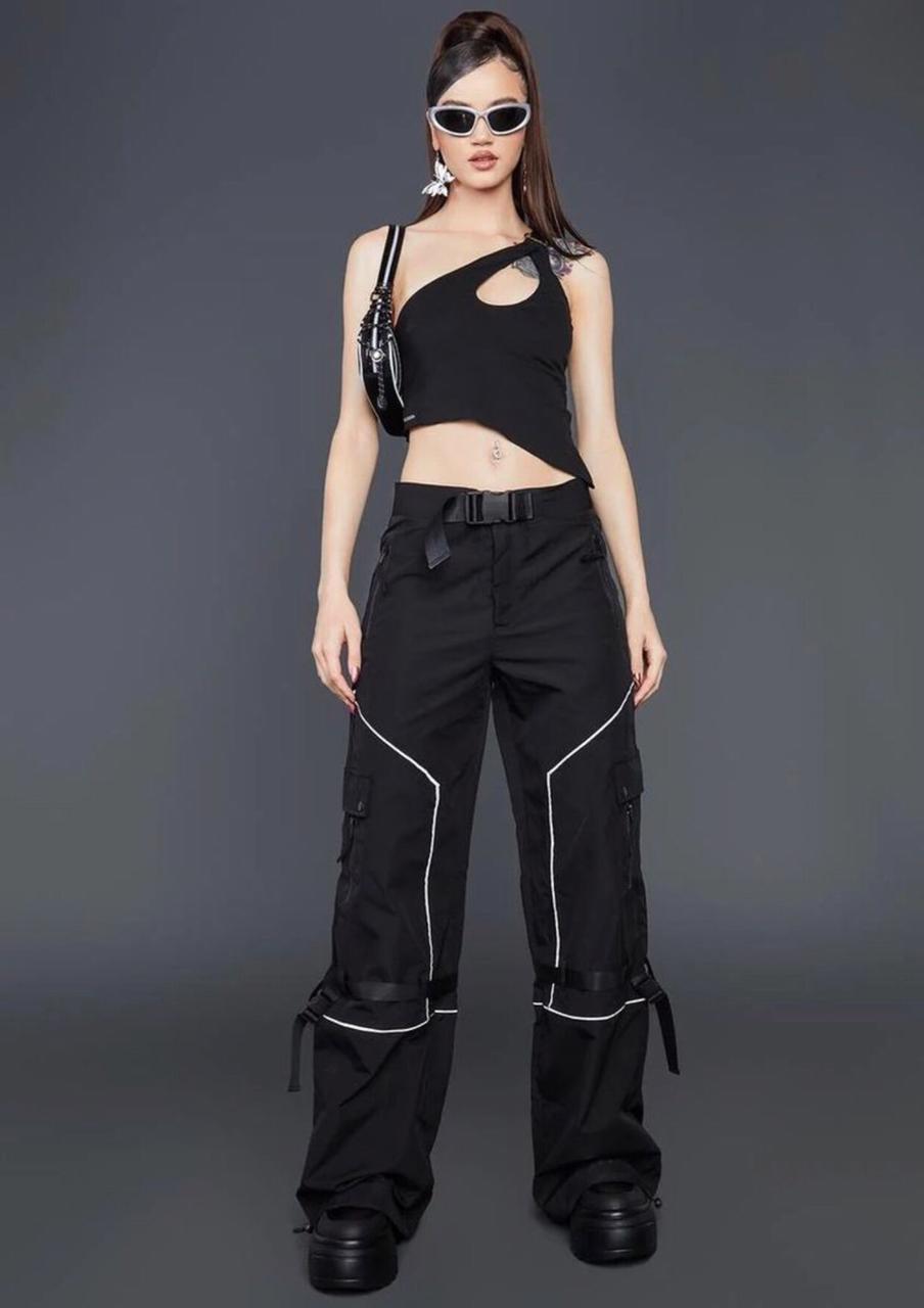 Piping Style Cargo Pants