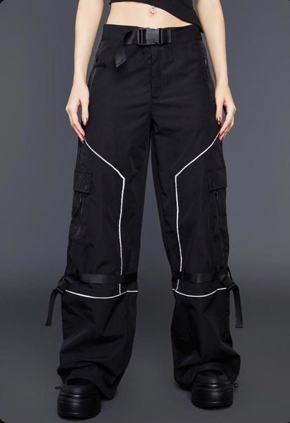 Piping Style Cargo Pants