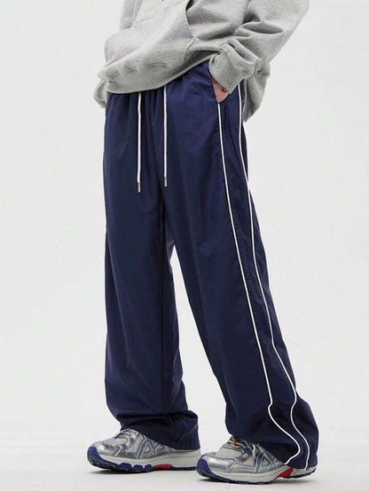 Strips Navy Blue Cargo Trouser